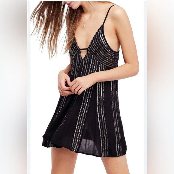 Free People Here She Is slip dress - Picture 8 of 10